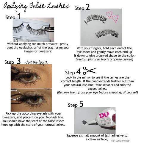 Tricks For Applying False Eyelashes