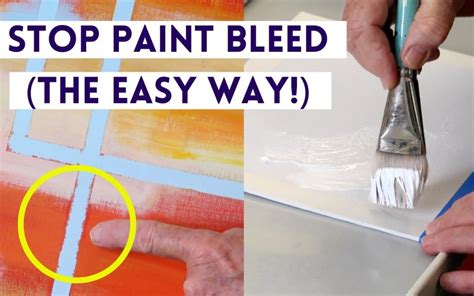 Tricks To Keep Paint From Bleeding Under Tape