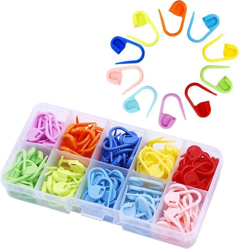 Accessoires de Tricot 144 pièces Marqueur Tricot Kit avec Anneau