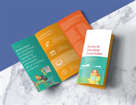 Trifold Brochure Mockup Psd Free Download