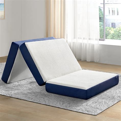 trifold single foam mattress