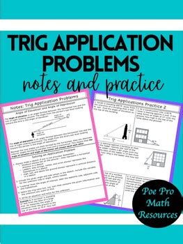Trig Application Problems Solved