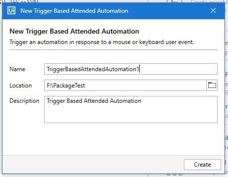 trigger based attended automation uipath