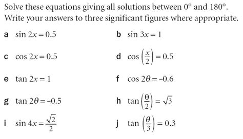 Trigonometric Functions Questions