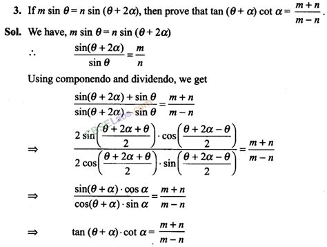 Trigonometric Functions Questions Class 11