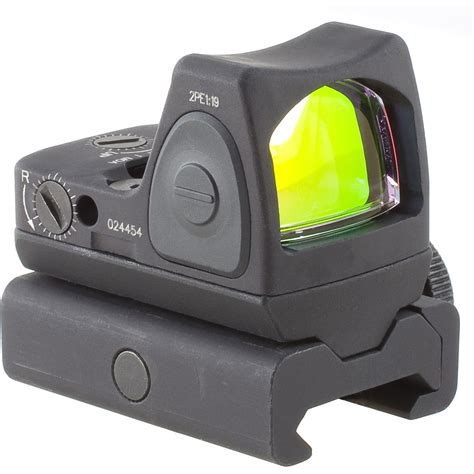 Trijicon Rmr Type 2 Rm07 65 Moa Adjustable Led Reflex Sight With Rm34w Rmr Type 2 65 Moa Red Dot Led Sight Wrm34w Weaver Mount