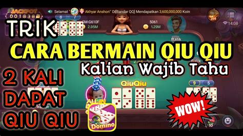 Trik Jitu Menang Main Domino Qiu Qiu