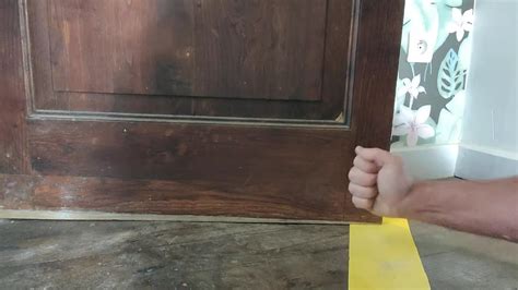 Trim Door Bottom Without Removing