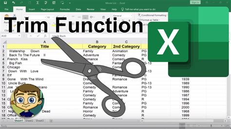 Trim Function In German Excel