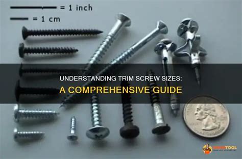 Trim Head Screw Sizes