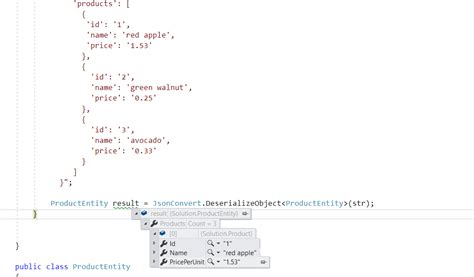 Trim Json String C#