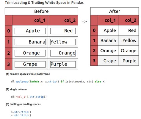 Trim Spaces In Python Dataframe Column