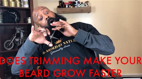 Trimming Beard Make It Grow Faster