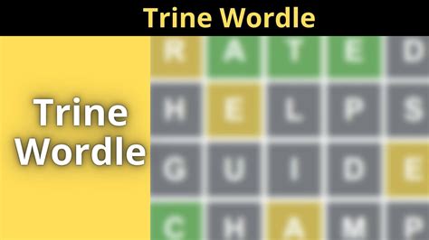 trine wordle