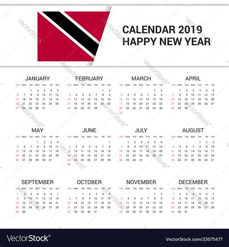 trinidad calendar with public holidays