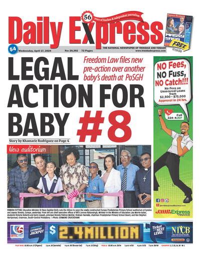 trinidad express trinidad newsday newspaper