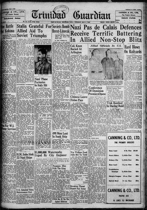 trinidad guardian express newspaper archives