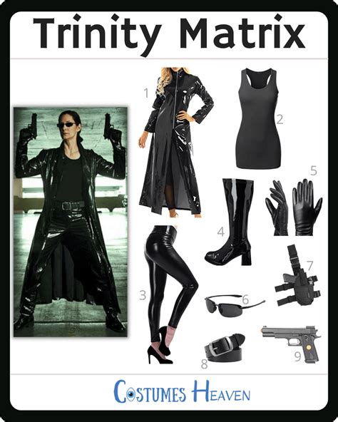 "Trinity from Matrix Halloween Costume" by rosaliebeeli liked on