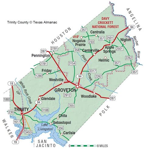 trinity county texas precinct map