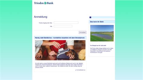 triodos banking login