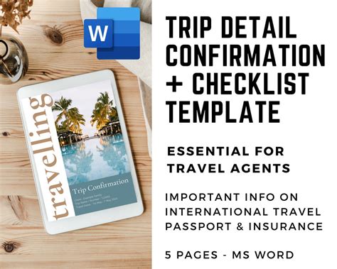 trip detail confirmation