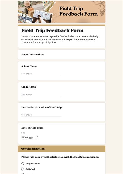trip feedback
