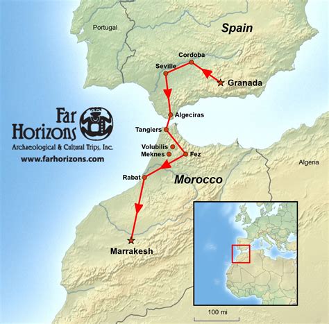 trip from spain to morocco one day