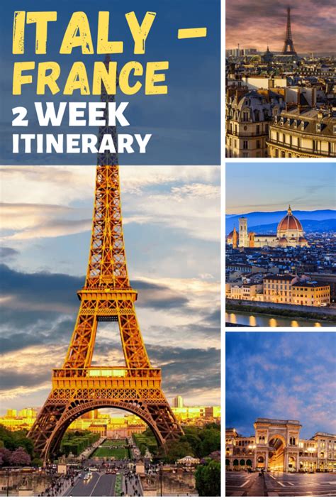 trip to france and italy package