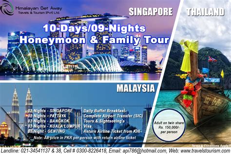 trip to singapore malaysia and thailand