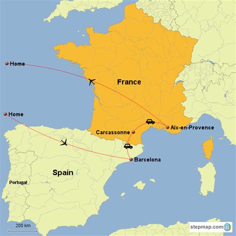 trip to spain and france