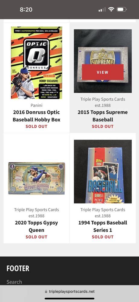 Triple Play Sports Cards and Memorabilia Home Facebook
