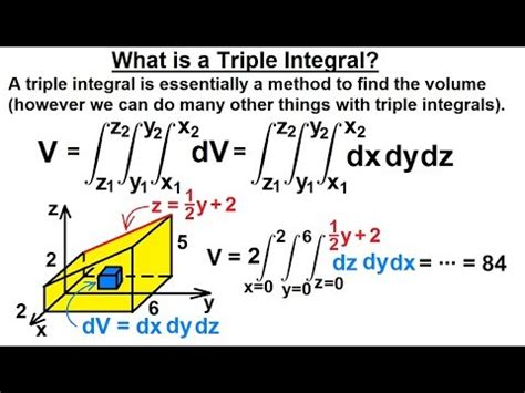 triple integral calc