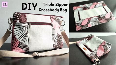 Triple Zipper Crossbody Bag Tutorial