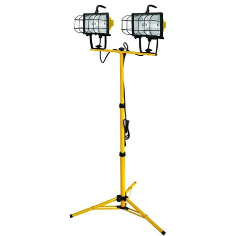 tripod work light with stand