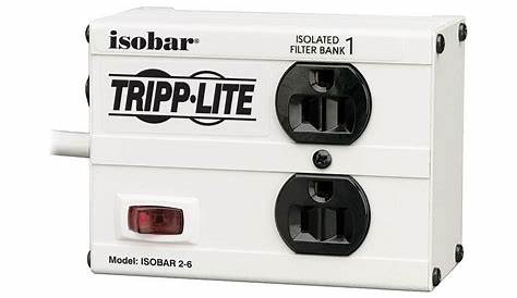 Tripp Lite Isobar 2 6 Outlet Surge Protector Direct Plug In 1410 Joules 3 Leds