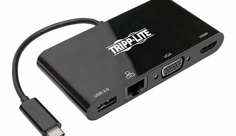 Tripp Lite USB 2.0 to VGA DualMonitor Adapter, 128 MB