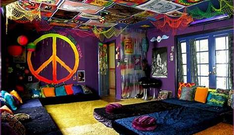 #hipster #bedroom #trippy #bedroompaint | Edgy bedroom, Hipster bedroom