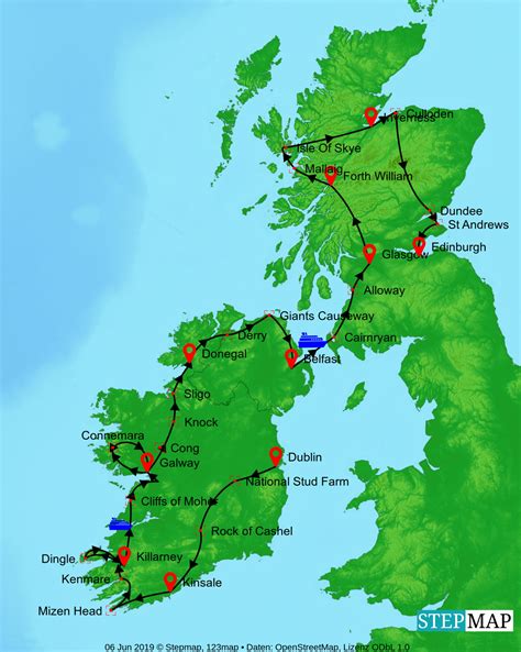 trips to scotland and ireland packages