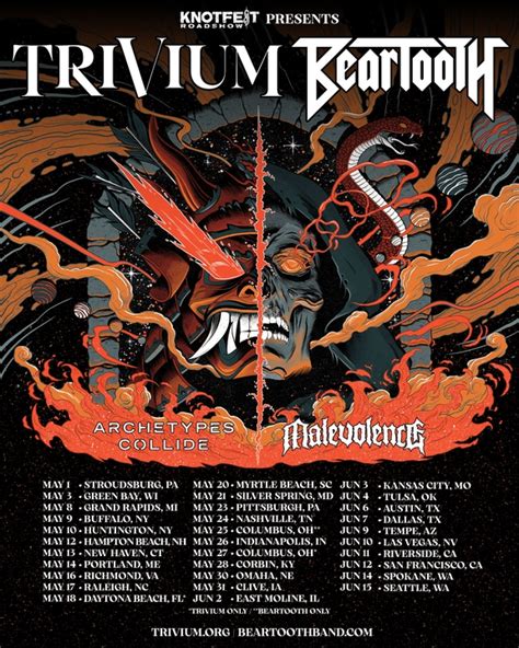 trivium tour tickets price