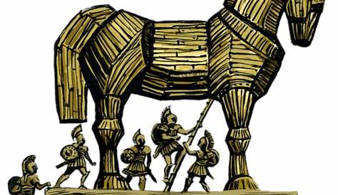 Trojan Horse Cartoon Pictures Pop Art Vector Illustration » Clipart Station