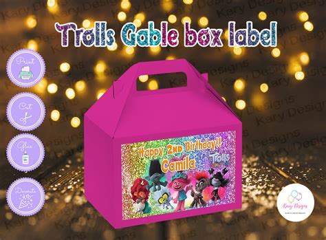 Trolls Boxes For Printables