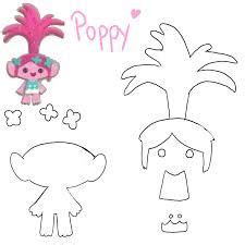 Trolls Printable Stencils