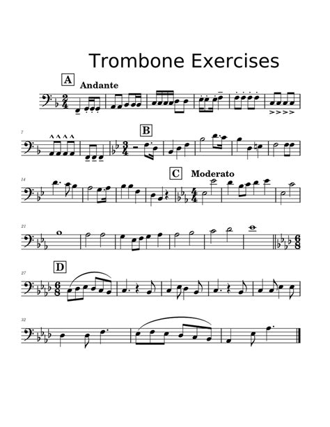 Trombone Exercises