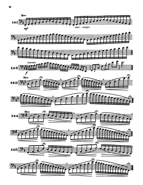 Trombone Technical Exercises