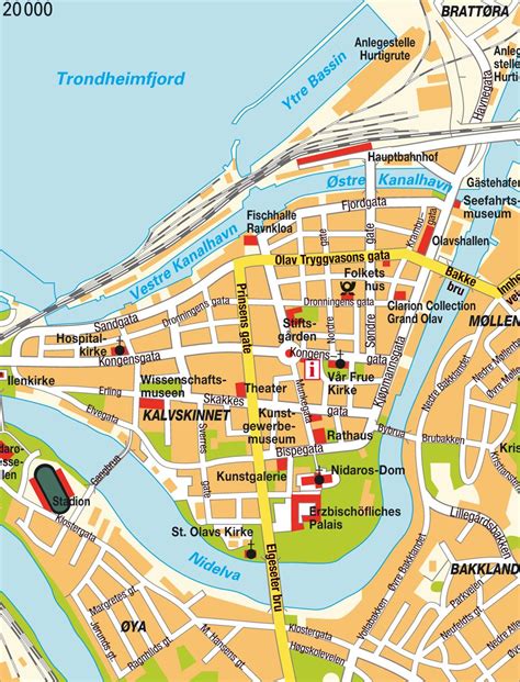Trondheim karta Karta över trondheim, (Norra Europa Europa)
