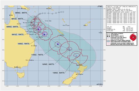 Tropical Cyclone Tracking Map