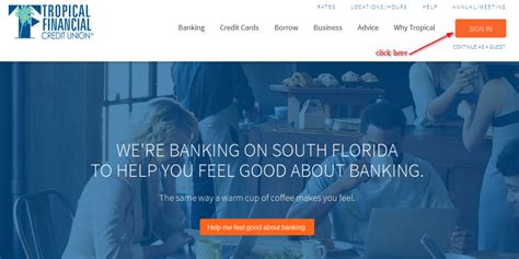 tropical federal credit union online banking