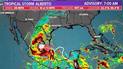 Subtropical Storm Alberto See 1st official projected track, possible