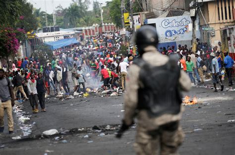 trouble in haiti today