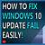 troubleshoot windows 10 upgrade failure